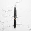 Mutsumi Hinoura Ajikataya White 2 SS Clad Petty 150mm - Dark Maple