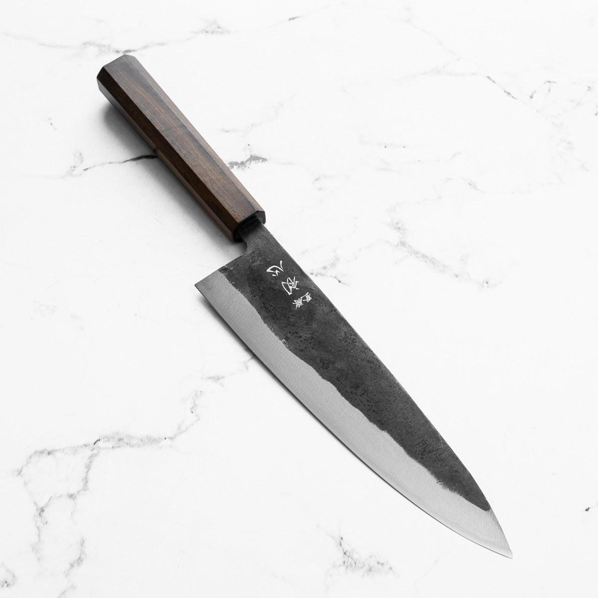 Hatsukokoro Kurogane Blue 2 Gyuto 210mm - Mono Bubinga