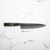 Mutsumi Hinoura Ajikataya White 2 SS Clad Gyuto 240mm - Dark Maple