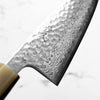 Tsunehisa Ginsan Geppaku Santoku 165mm - Quince