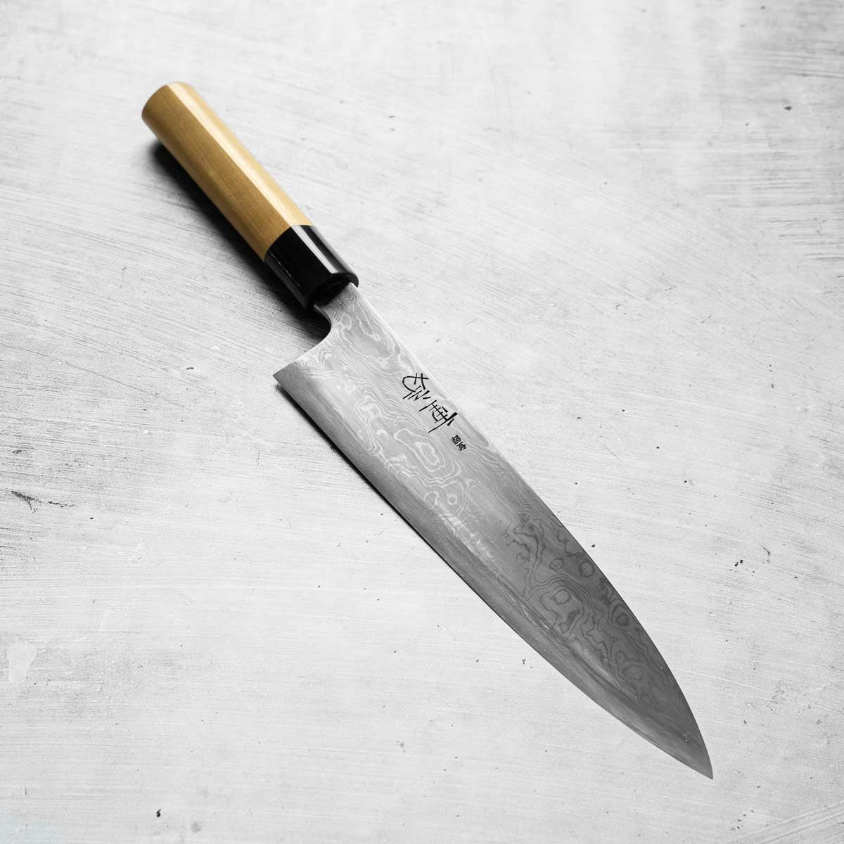 Shigefusa Kitaeji White 2 Damascus 210mm
