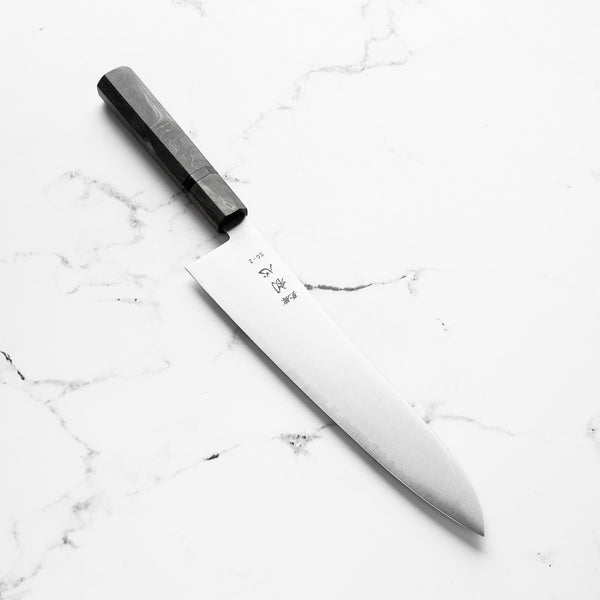 Hatsukokoro Hayabusa SG2 3 Layer Gyuto 240mm - Dark Maple