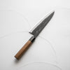 Shiro Kamo Blue Super SS Clad Kurouchi Gyuto 210mm