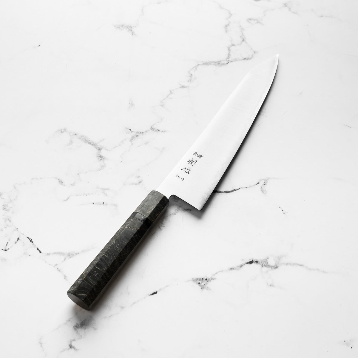 Hatsukokoro Hayabusa SG2 3 Layer Kiritsuke Gyuto 240mm - Dark Maple