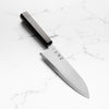 Hatsukokoro Kaijin Blue 2 Stainless Clad Santoku 180mm - Mono Ebony