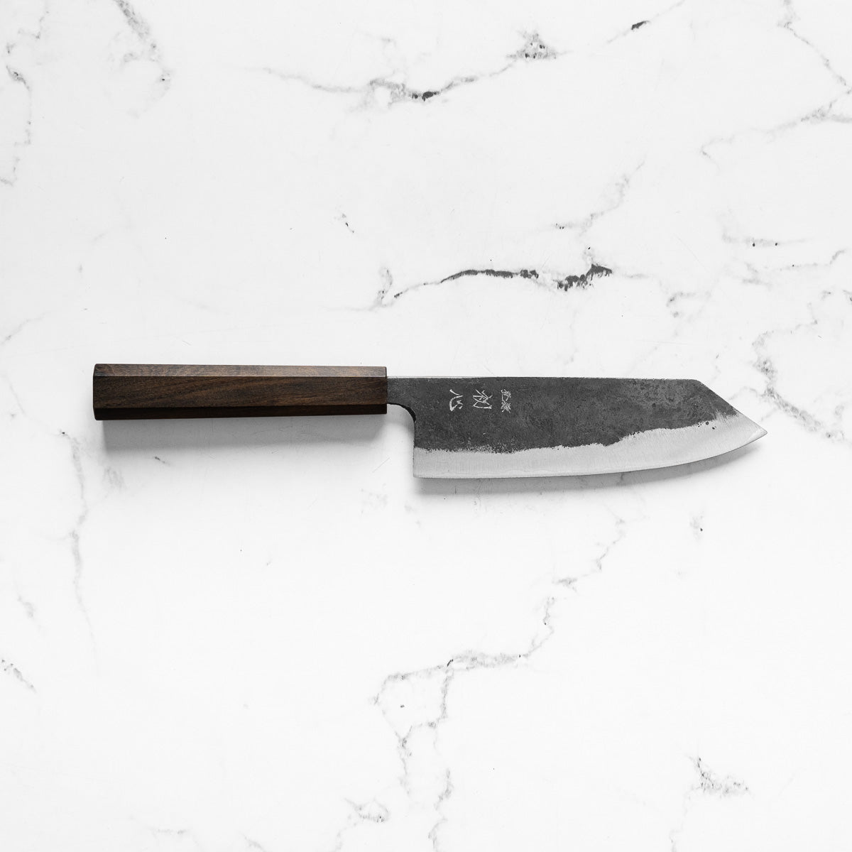 Hatsukokoro Kurogane Blue 2 Bunka 165mm - Mono Bubinga