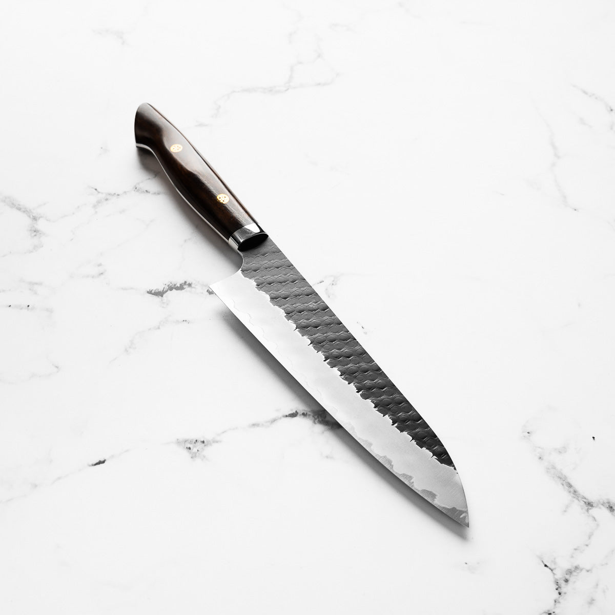 Nigara Hamono SG2 Kurouchi Tsuchime Gyuto 210mm - Western Ironwood