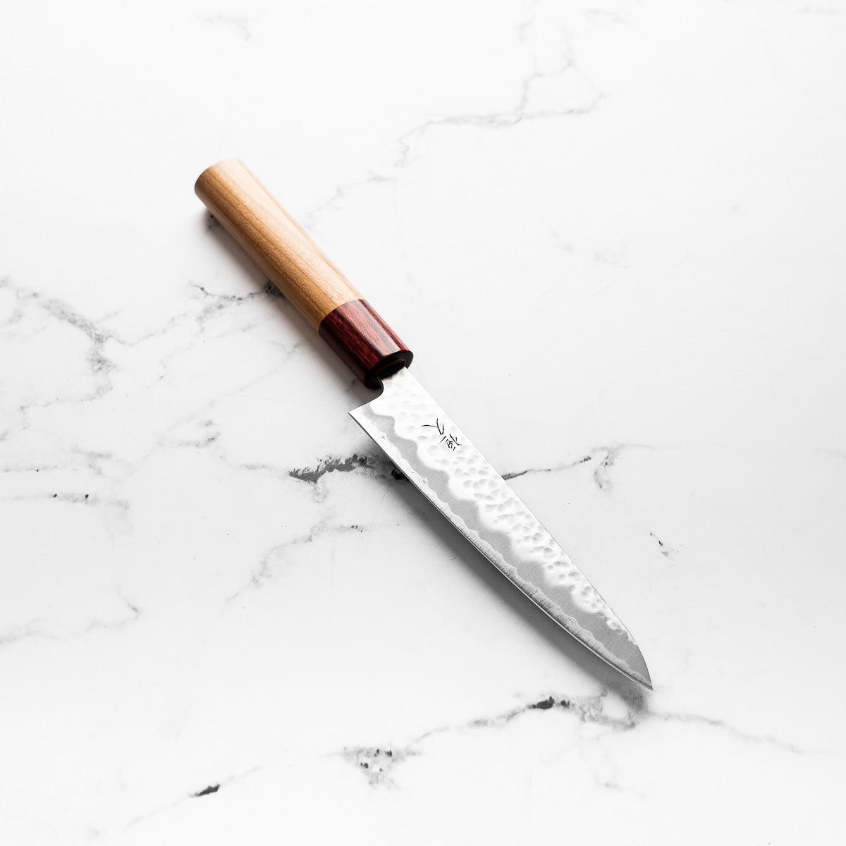 Tsunehisa Blue Super Tsuchime Petty 135mm - Cherry