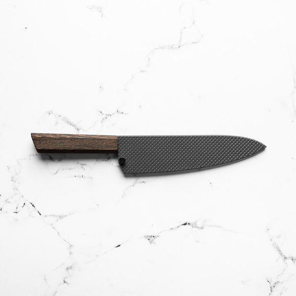 Senzo Retro Gyuto 200mm - Fitted Saya - Scales