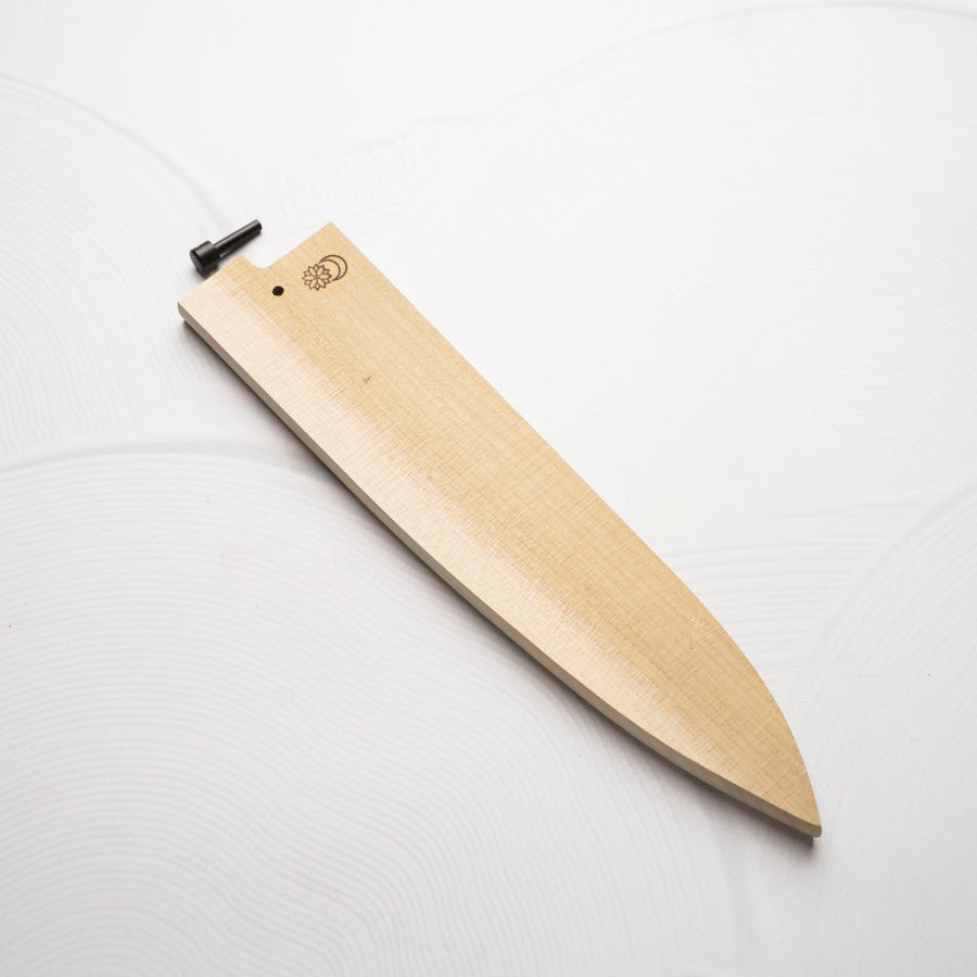 Custom Magnolia Saya - Kikuzuki Kuro Gyuto 240mm