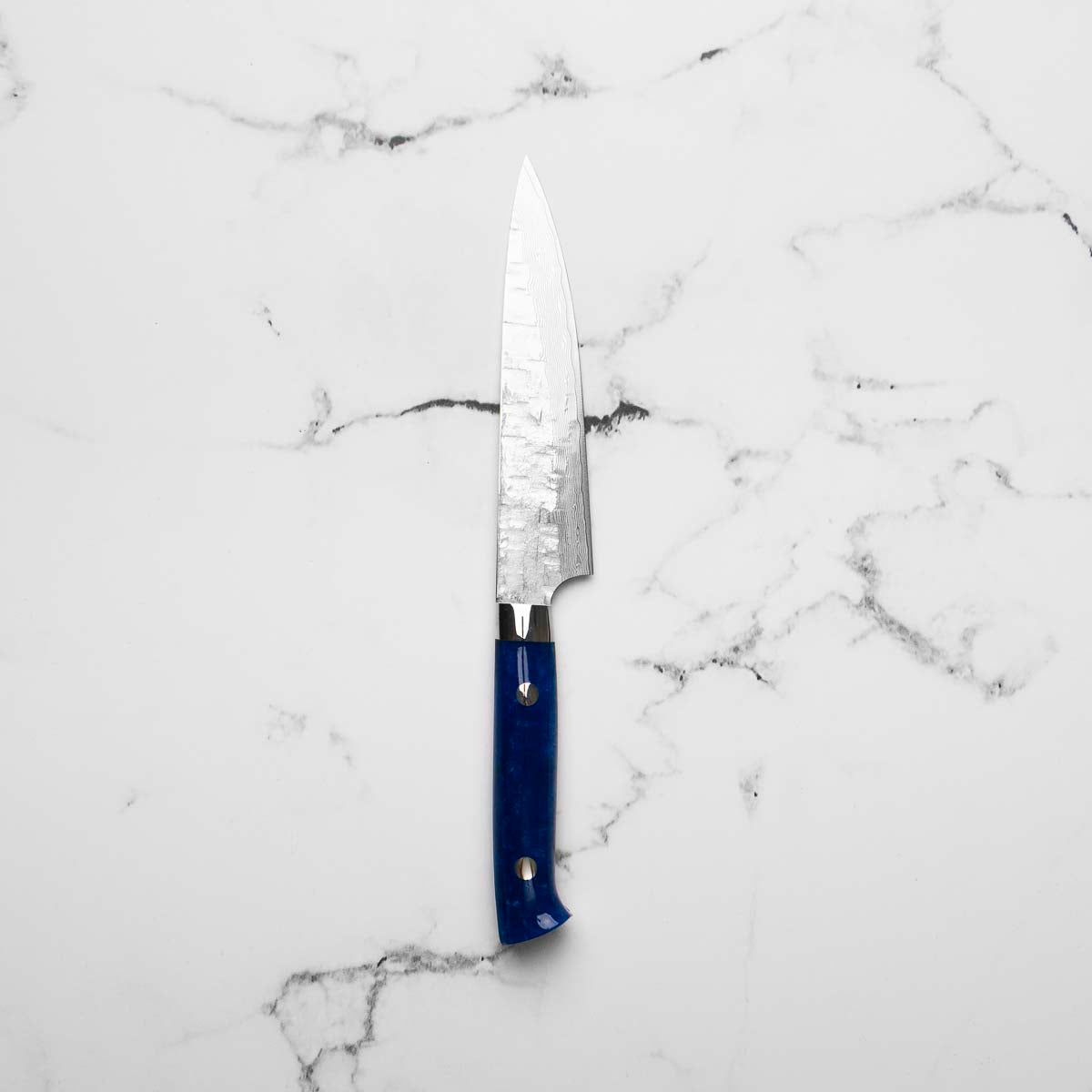 Takeshi Saji VG10 Tsuchime Petty - Blue Acrylic