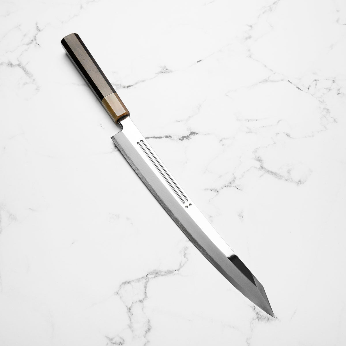 Yamawaki Hamono Kansho Kiritsuke Yanagiba 270mm - Ebony & Blonde