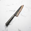 Hatsukokoro Yorokobi Kurouchi SLD Damascus Tsuchime Gyuto 210mm - Dark Maple