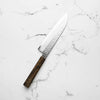 Hatsukokoro Hayabusa VG10 Damascus Tsuchime Santoku 165mm