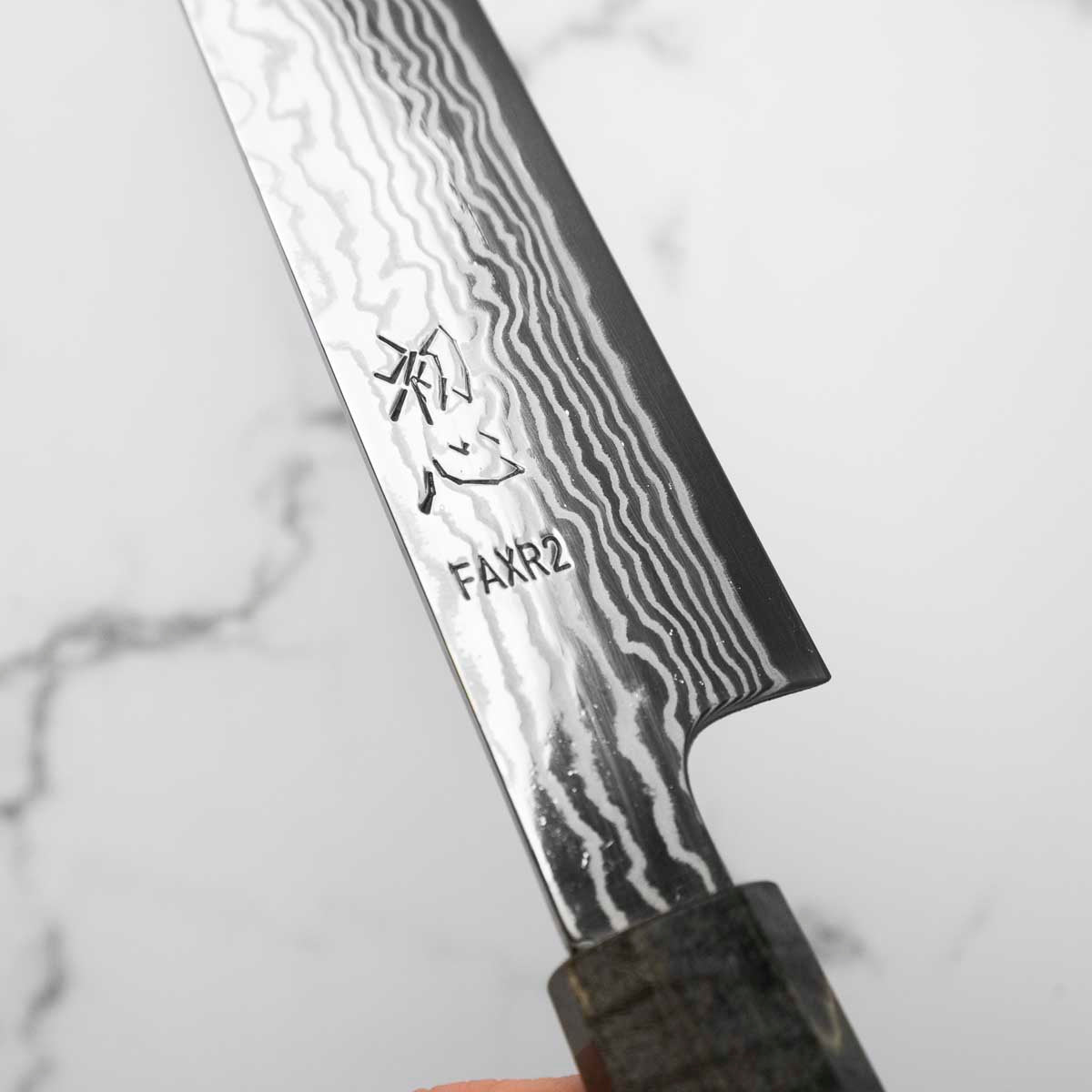 Hatsukokoro FAXR2 SG2 Damascus Kiritsuke Sujihiki 240mm