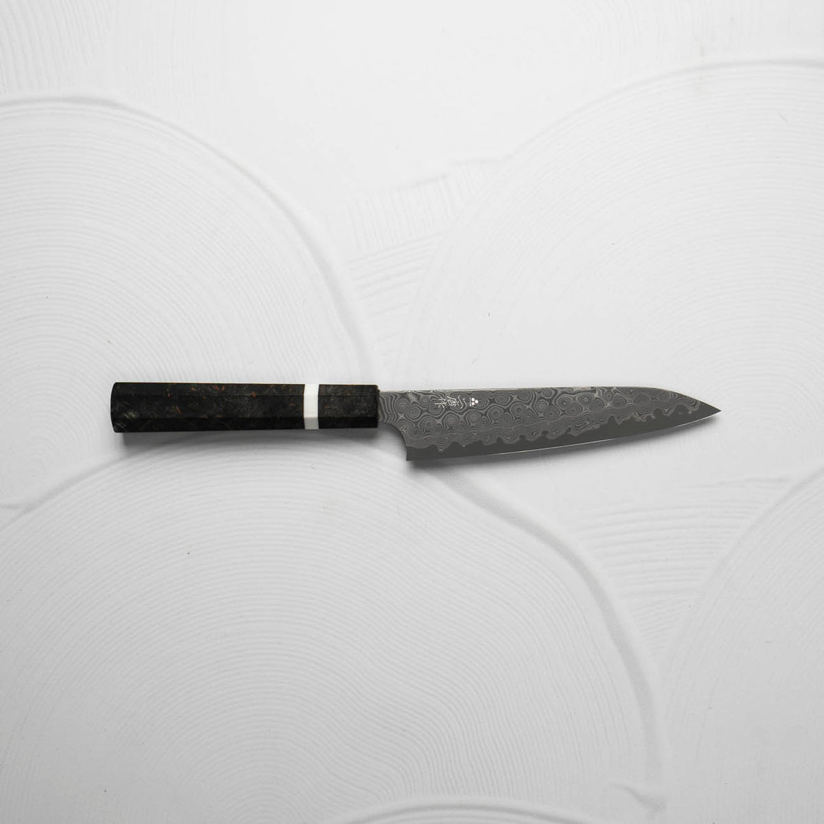 Nigara Hamono SG2 "Raindrop" Damascus Petty 150mm - Maple