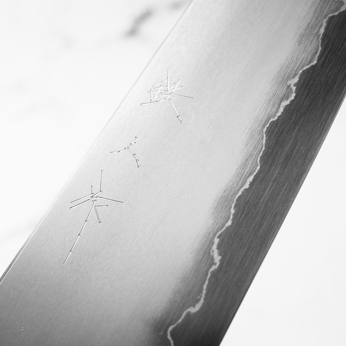 Tetsujin Hamono Ginsan Kasumi Gyuto 210mm - Persimmon