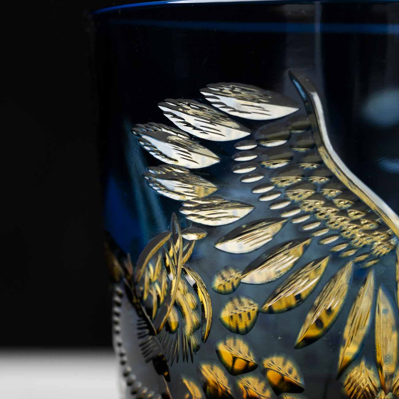 Kiyohide Glass Kobo Rock Glass Seiken Azure