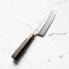 Sakai Kikumori "Choyo" Ginsan Santoku 180mm - Persimmon