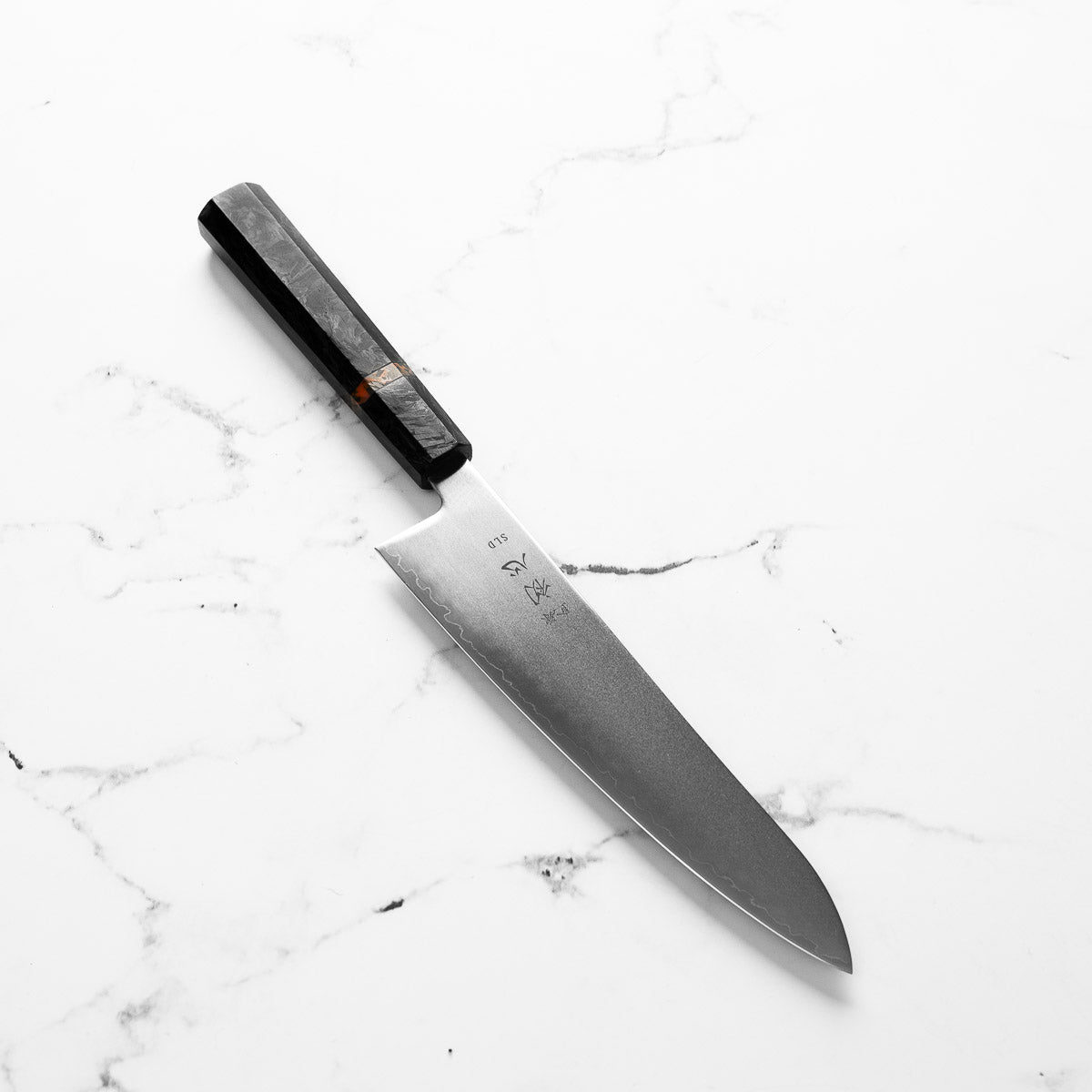 Hatsukokoro Hikari SLD 3 Layer Gyuto 195mm - Carbon Fibre