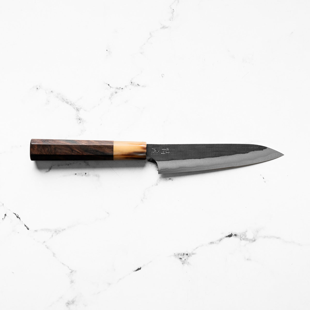 Seido "Aomori" Ginsan Tsuchime Petty 135mm - Siamese Rosewood
