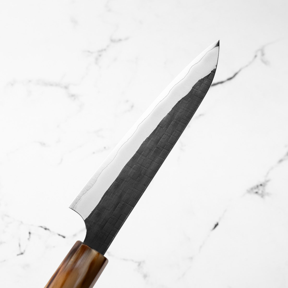 Seido "Aomori" Ginsan Tsuchime Petty 135mm - Siamese Rosewood