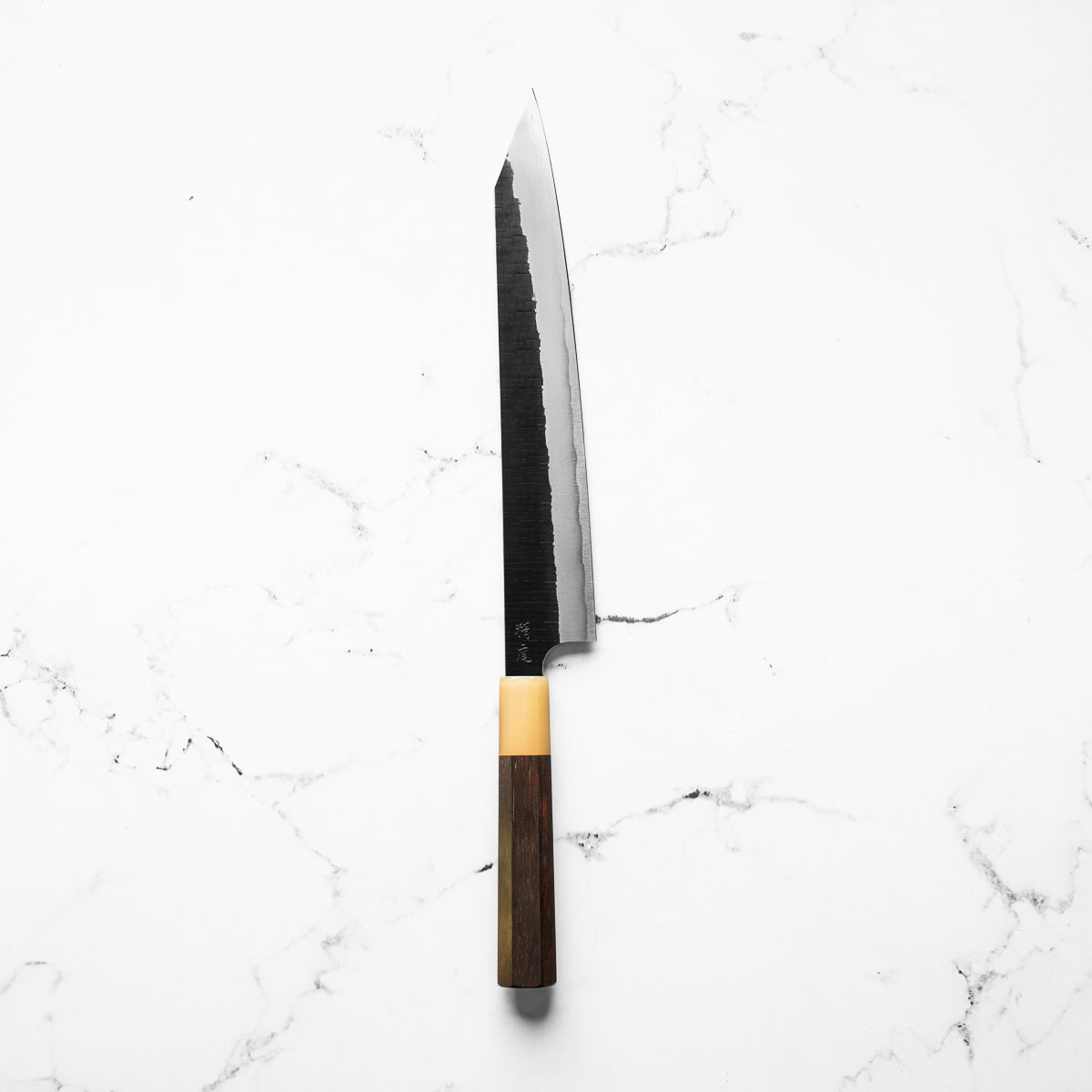 Seido "Aomori" Ginsan Tsuchime Kiritsuke Sujihiki 270mm - Siamese Rosewood