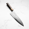 Y.Tanaka x Sakai Kikumori Extra Tall Blue 1 Gyuto 225mm - Siamese Rosewood & Blonde