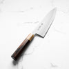Y.Tanaka x Sakai Kikumori Extra Tall Blue 1 Gyuto 225mm - Siamese Rosewood & Blonde