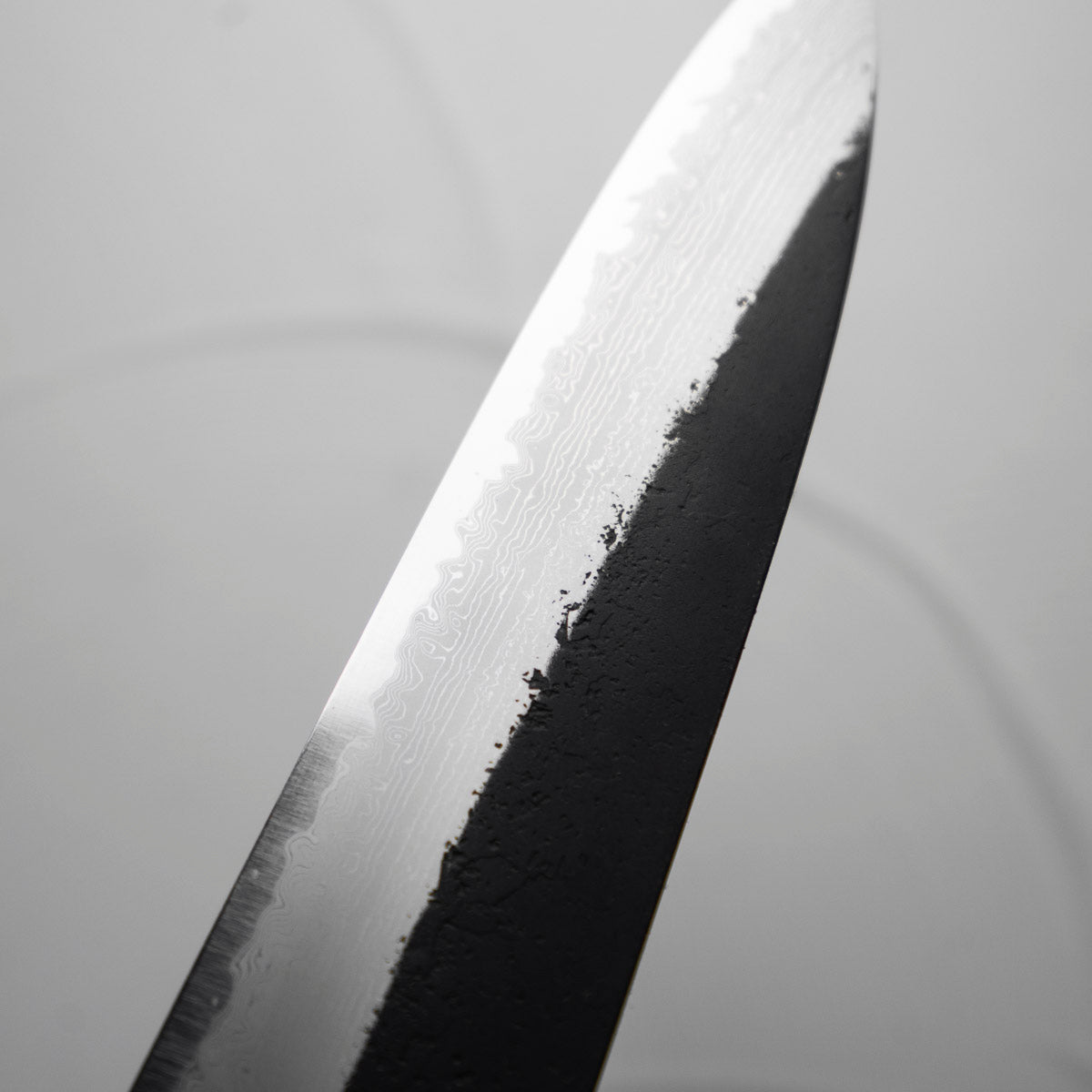 Hatsukokoro Shinkiro Blue Super Damascus Kurouchi Gyuto 210mm - Maple