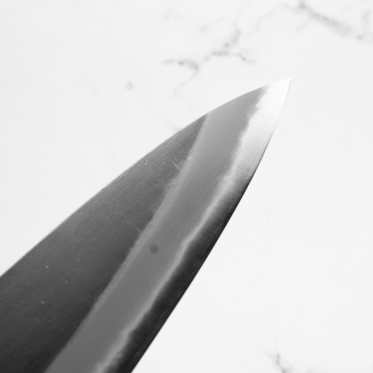 Mutsumi Hinoura Ajikataya White 2 Gyuto 210mm - Rosewood / Black Horn