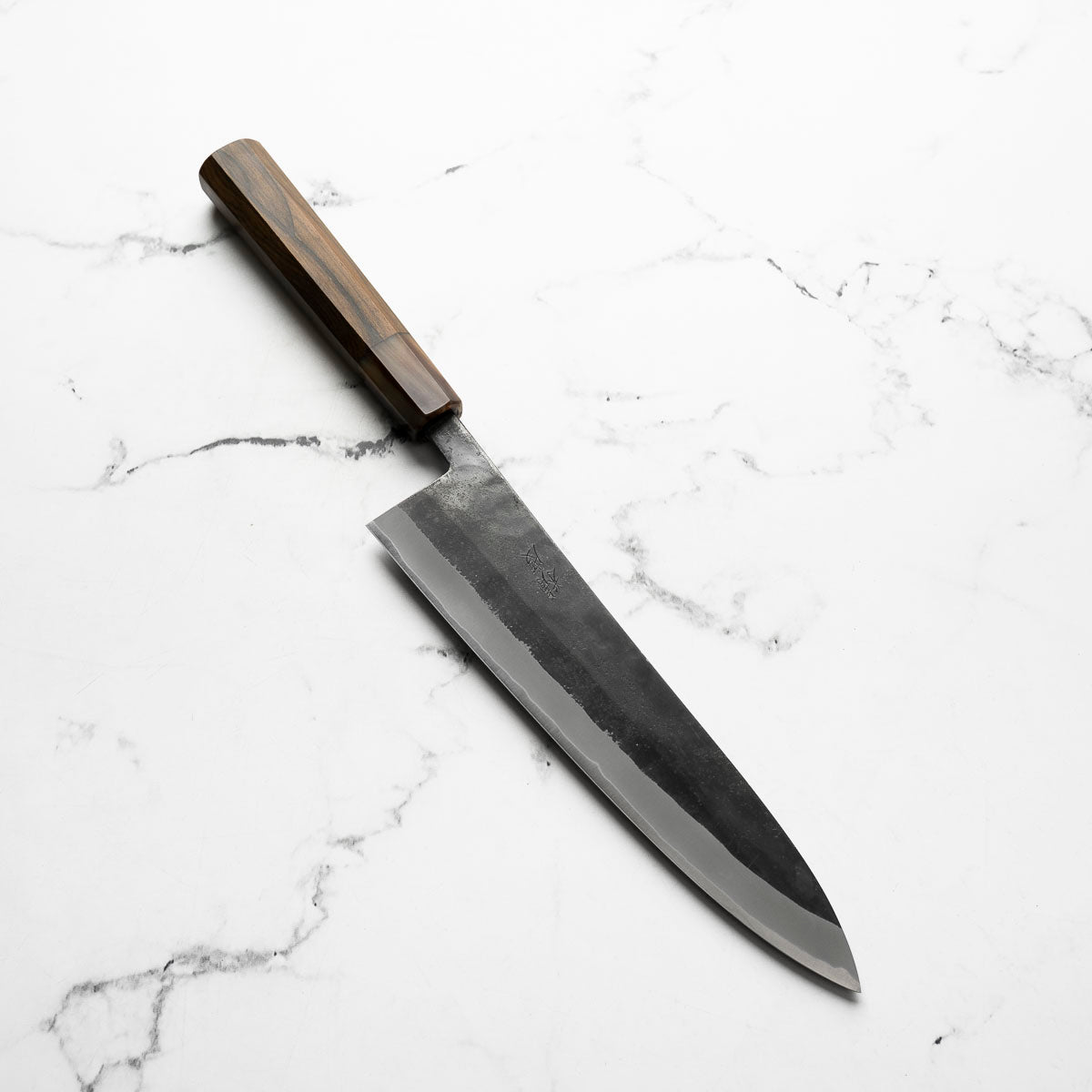 Seido "Kuro" x Tadafusa White 2 Kurouchi Gyuto 210mm - Persimmon