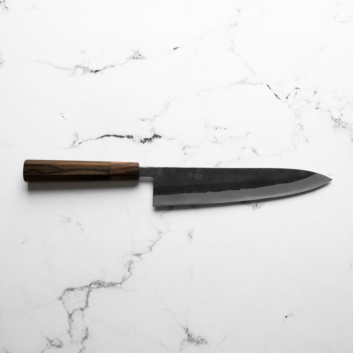 Seido "Kuro" x Tadafusa White 2 Kurouchi Gyuto 210mm - Persimmon