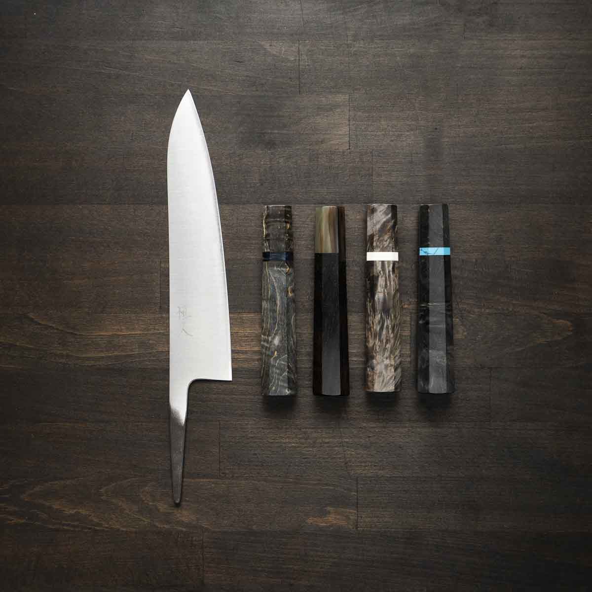 Tsunehisa Ginsan Migaki Gyuto 210mm - Build Your Own