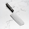 Shibata Koutetsu Chromax Boss Nakiri 175mm - Ebony & White