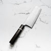 Shibata Koutetsu Chromax Boss Nakiri 175mm - Ebony & White