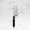 Shibata Koutetsu Chromax Boss Nakiri 175mm - Ebony & White