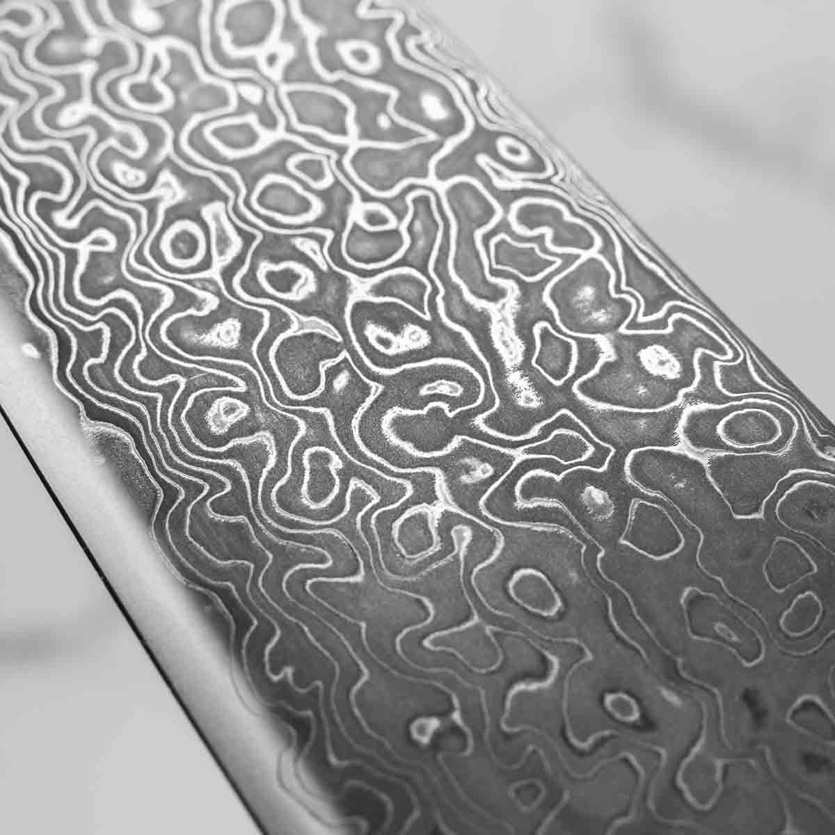 Seido VG10 Kurozome Nickel Damascus Gyuto 210mm - Persimmon