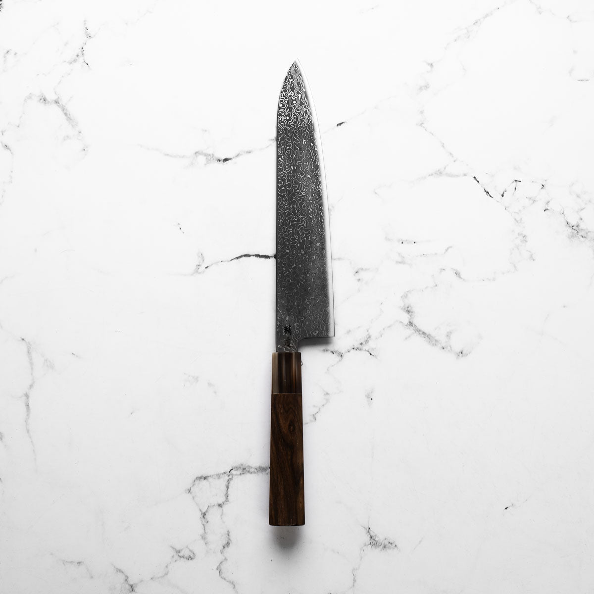 Seido VG10 Kurozome Nickel Damascus Gyuto 240mm - Persimmon