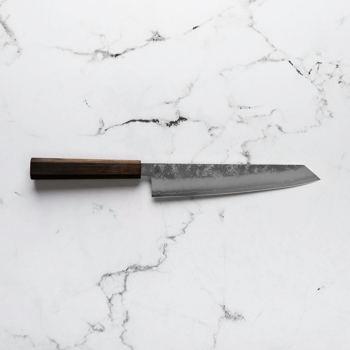 Hajimaru Ginsan Nashiji Kiritsuke Gyuto 205mm - Mono Bubinga