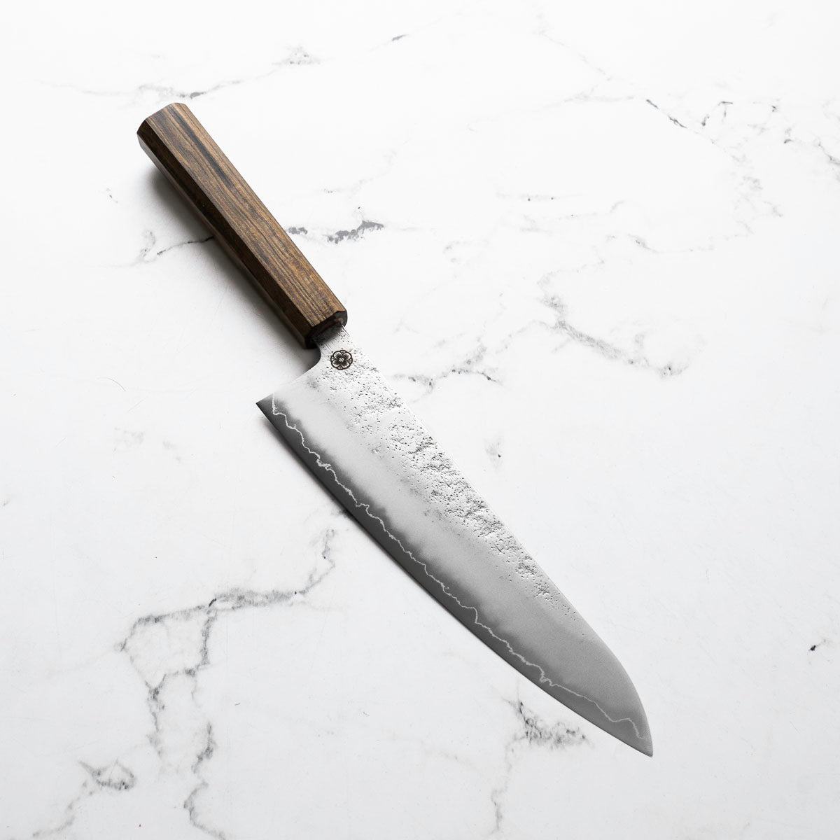 Hajimaru Ginsan Nashiji Gyuto 210mm - Mono Bubinga