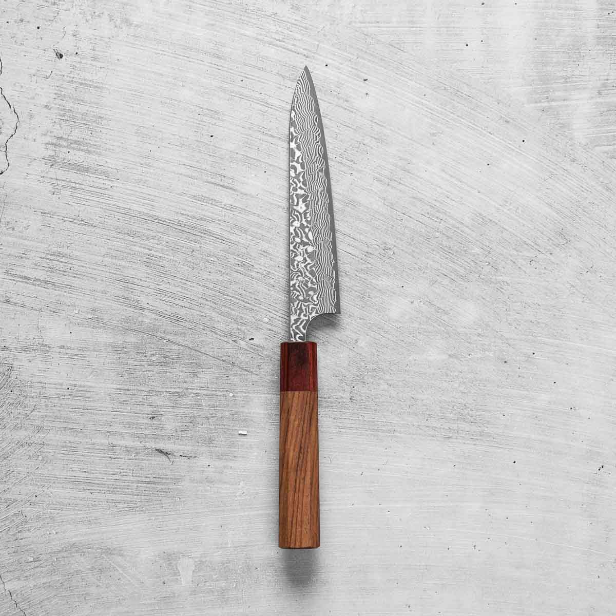 Yoshimi Kato SG2 Black Damascus Damascus Petty 150mm