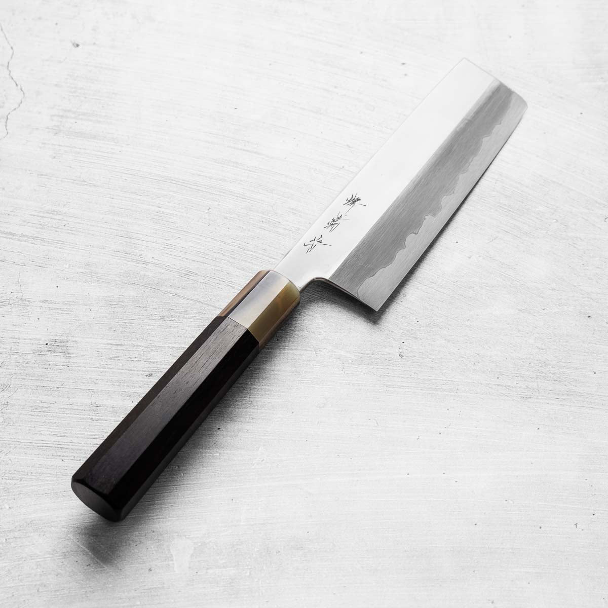 Nakagawa x Sakai Kikumori White 1 SS Clad Nakiri 180mm