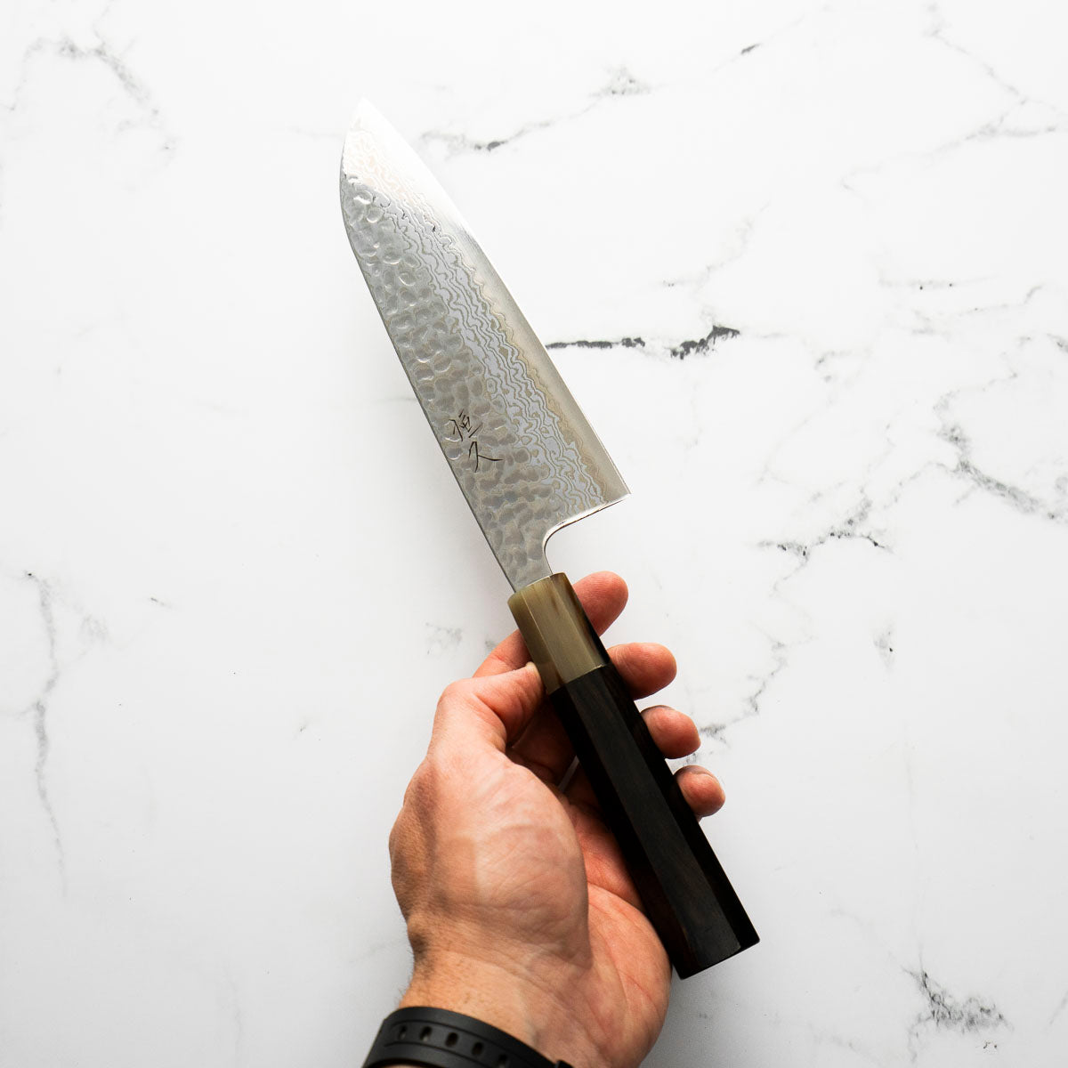 Tsunehisa Ginsan Geppaku Santoku 165mm