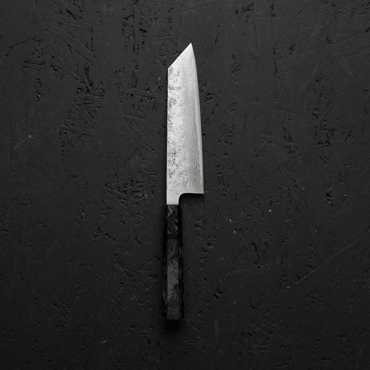 Tsunehisa Swedish Stainless Washiji Bunka 165mm - Dark Carbon Fibre