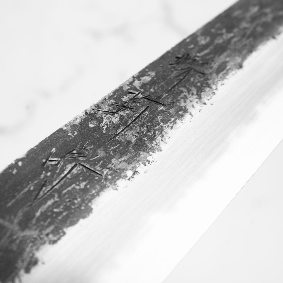 Sakai Kikumori White 2 Kurouchi Kiritsuke Sujihiki 300mm - Maple Turquoise