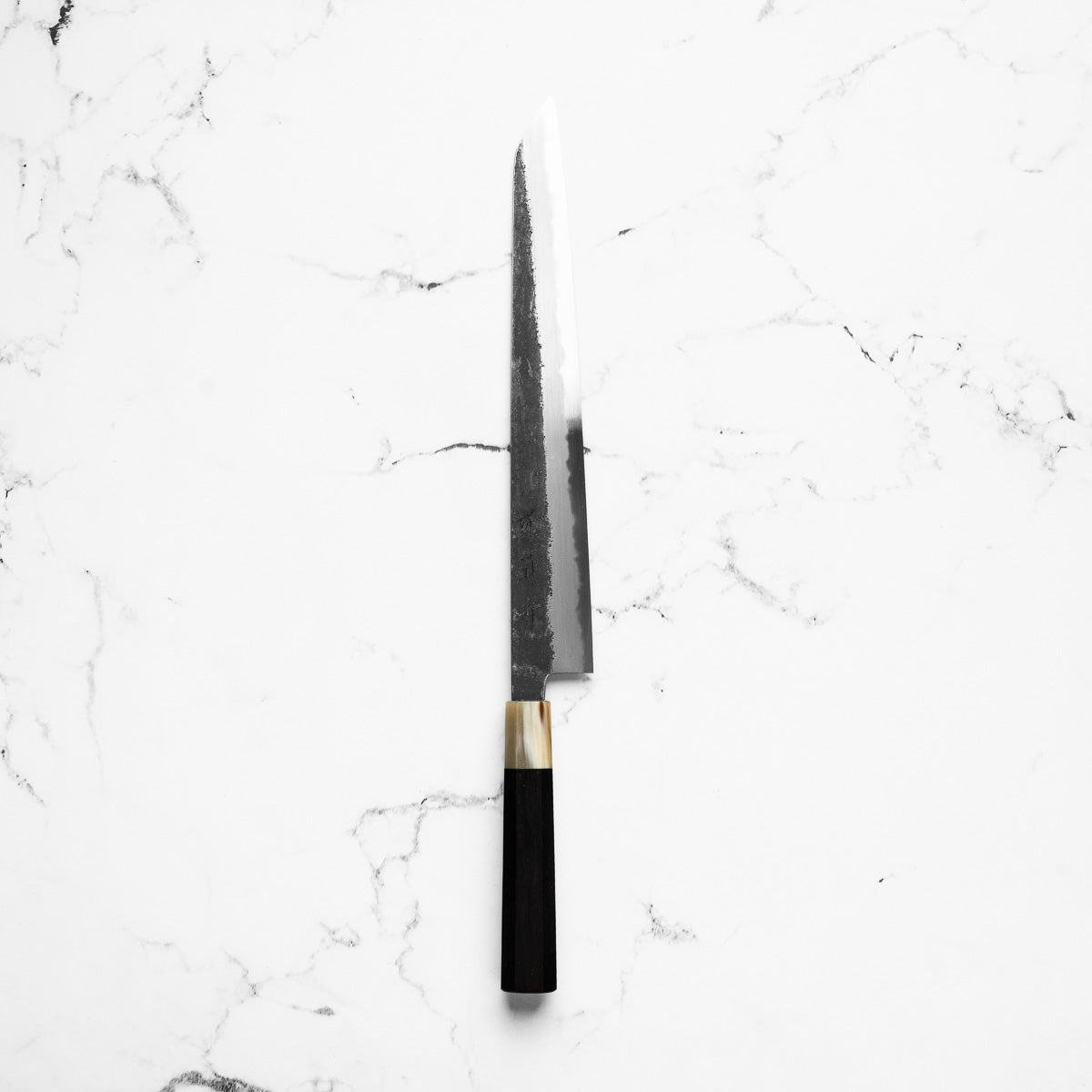 Sakai Kikumori White 2 Kurouchi Kiritsuke Sujihiki 300mm - Persimmon