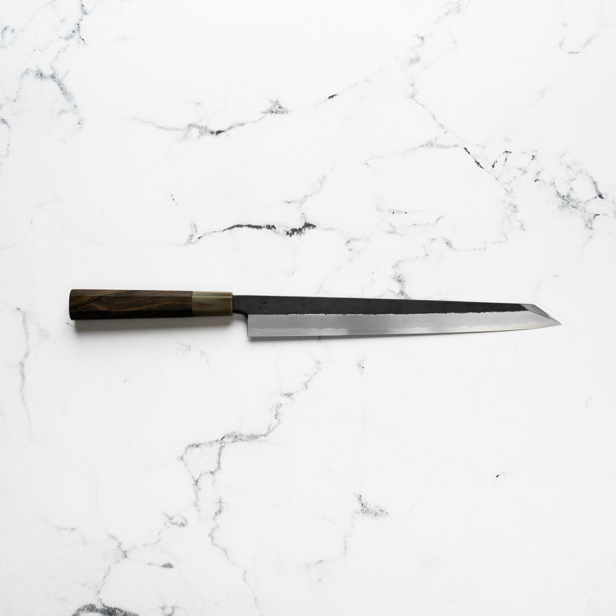 Sakai Kikumori "Kikuzuki Kuro" Kiritsuke Yanagiba 270mm - Persimmon