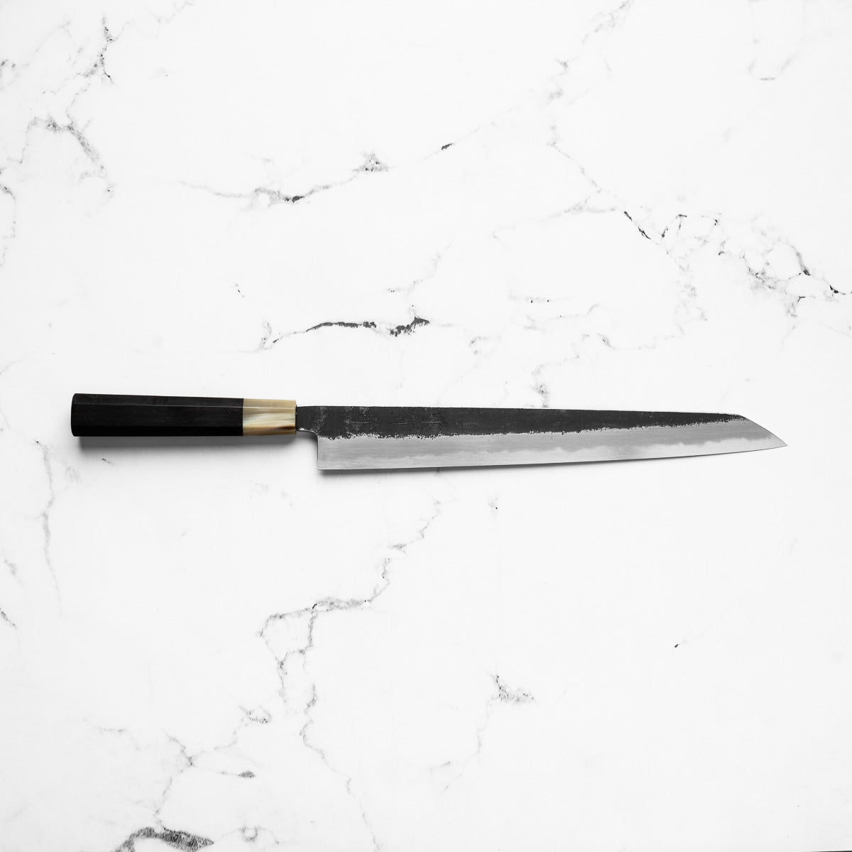 Sakai Kikumori White 2 Kurouchi Kiritsuke Sujihiki 300mm - Persimmon