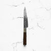 Hatsukokoro Ryuhyo Kurozome SG2 Damascus Petty 150mm - Persimmon